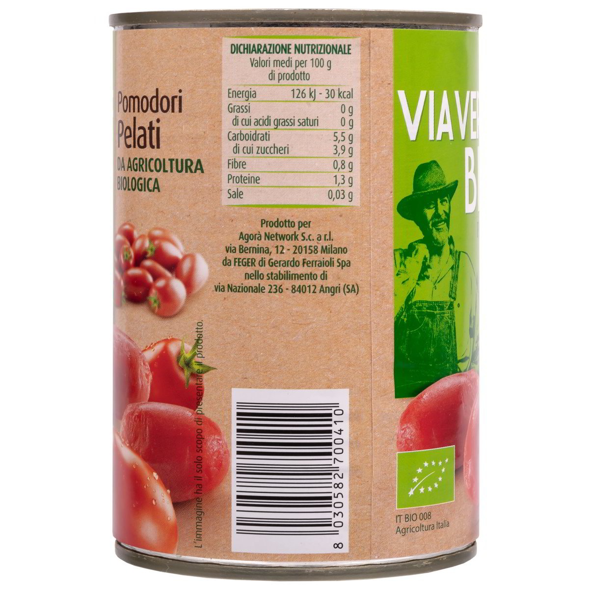 Pomodori pelati Via Verde Bio