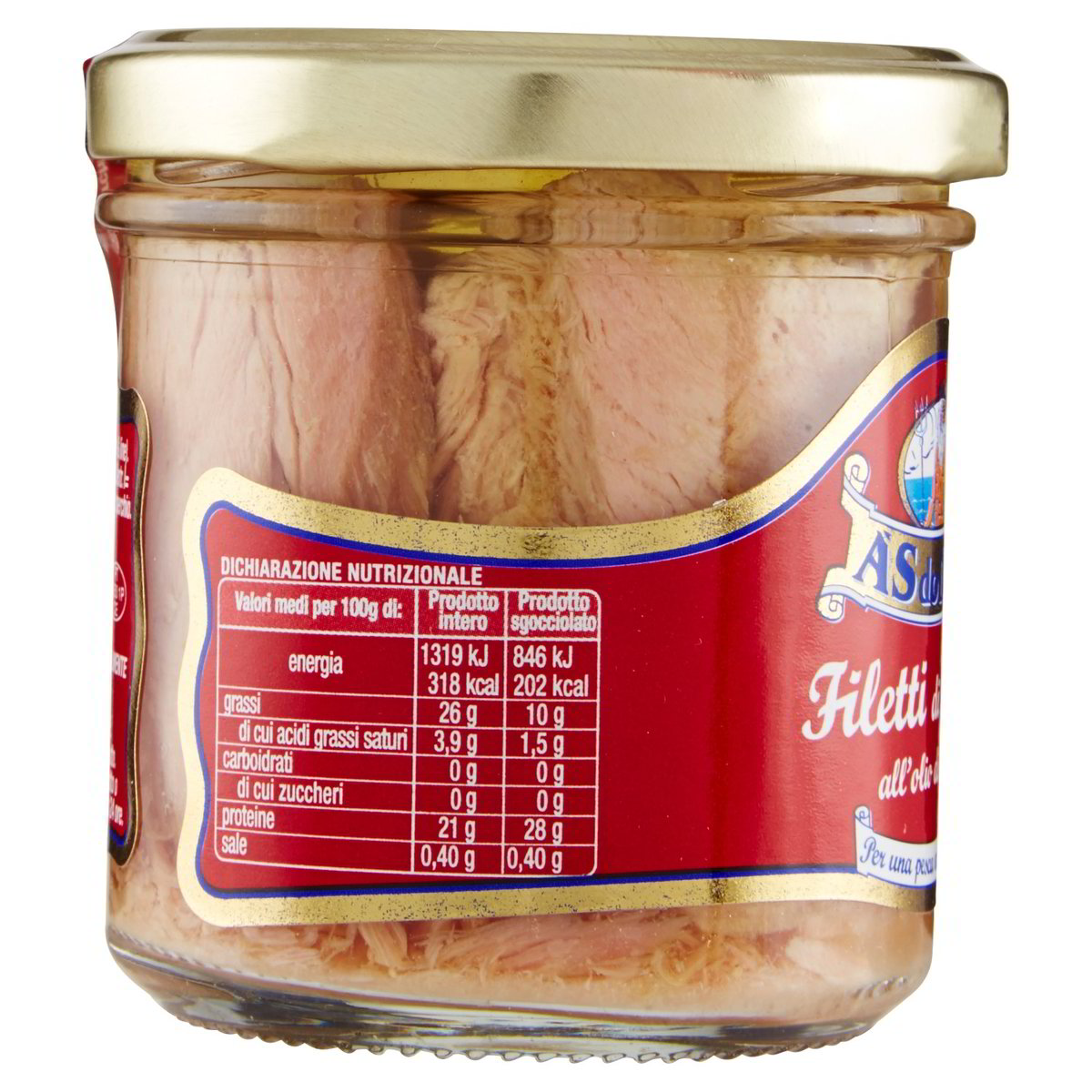 Filetti di tonno all'olio di oliva