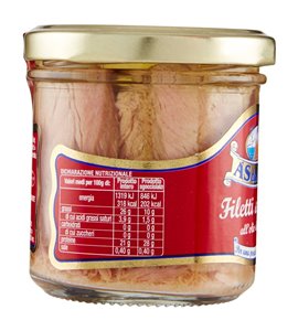 Filetti di tonno all'olio di oliva