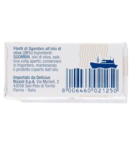 Filetti di sgombro all'olio di oliva