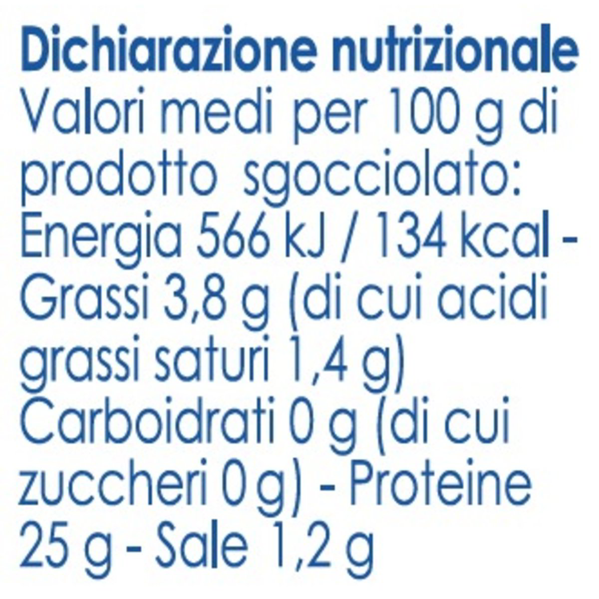 Filetti di sgombro al naturale