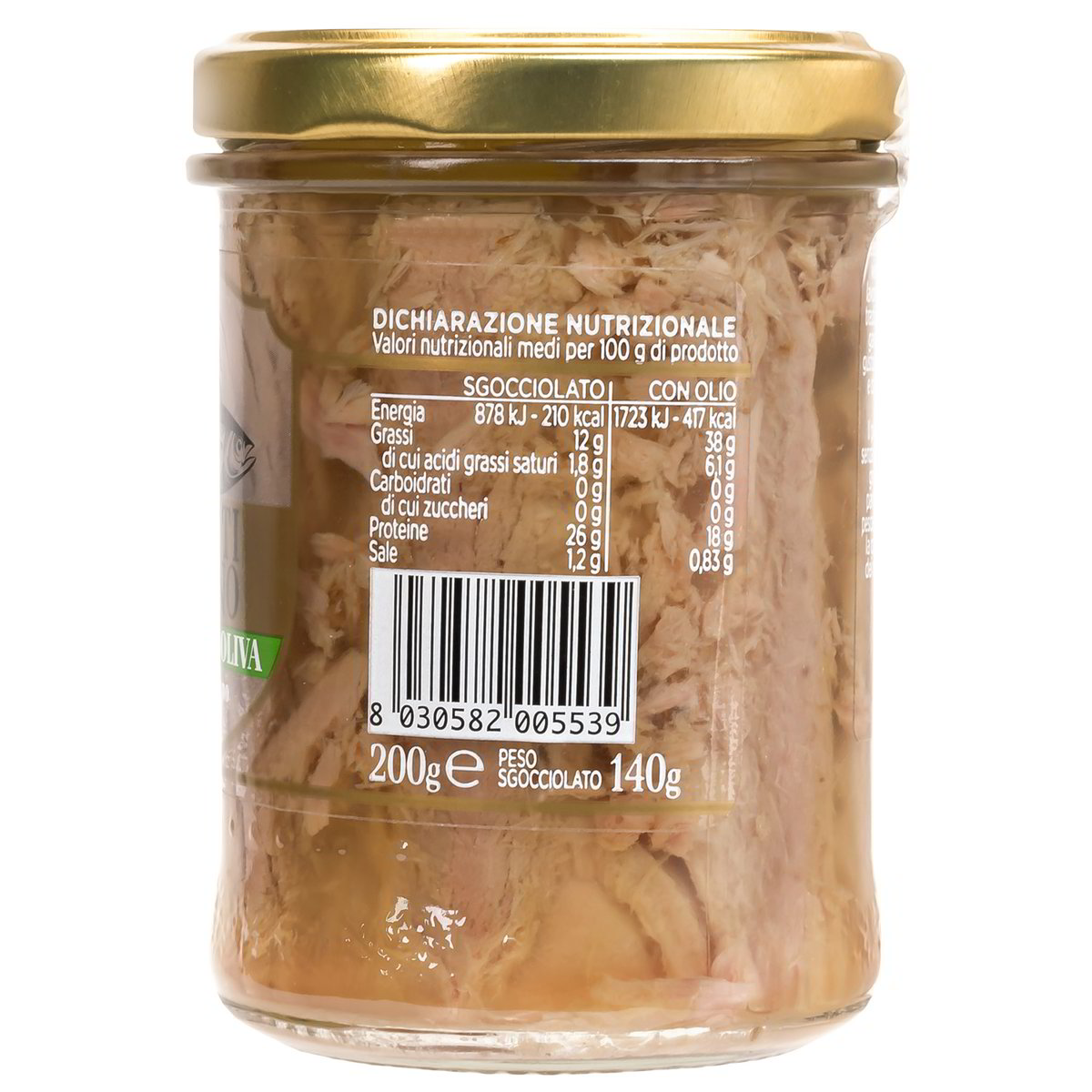 Filetti di tonno in olio d'oliva