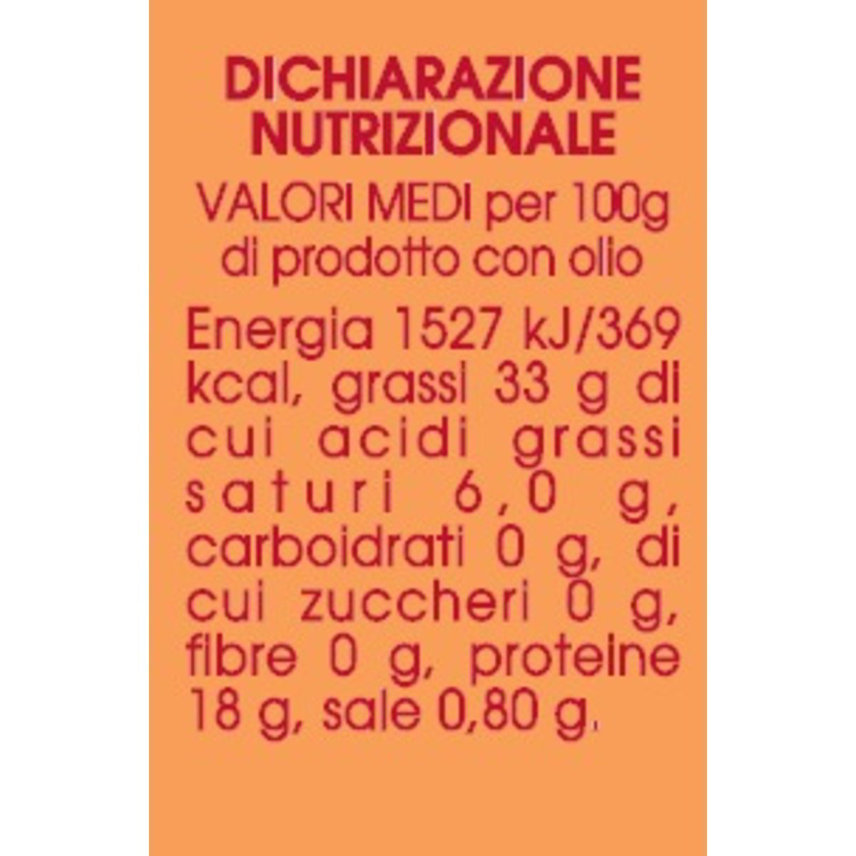 Tonno all'olio di oliva