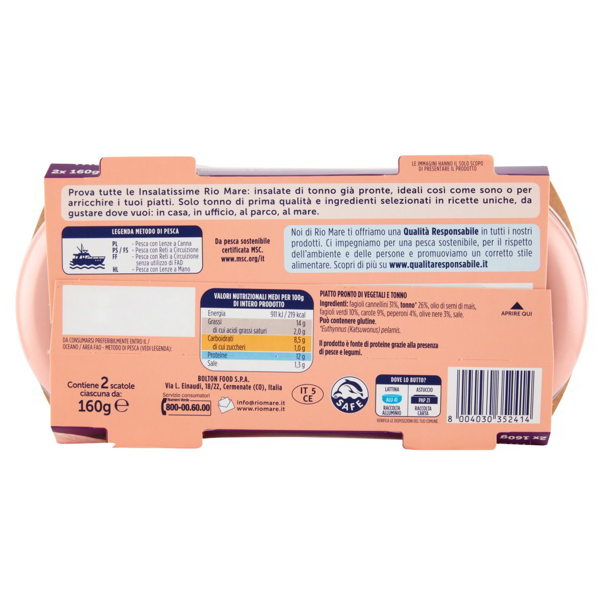 Insalatissime Mix di Fagioli e Tonno