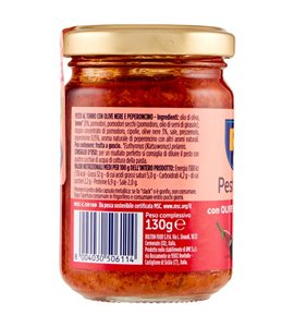 Pesto Al Tonno Con Olive Nere E Peperoncino