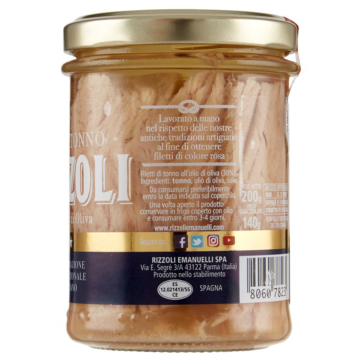 Filetti di tonno in olio di oliva