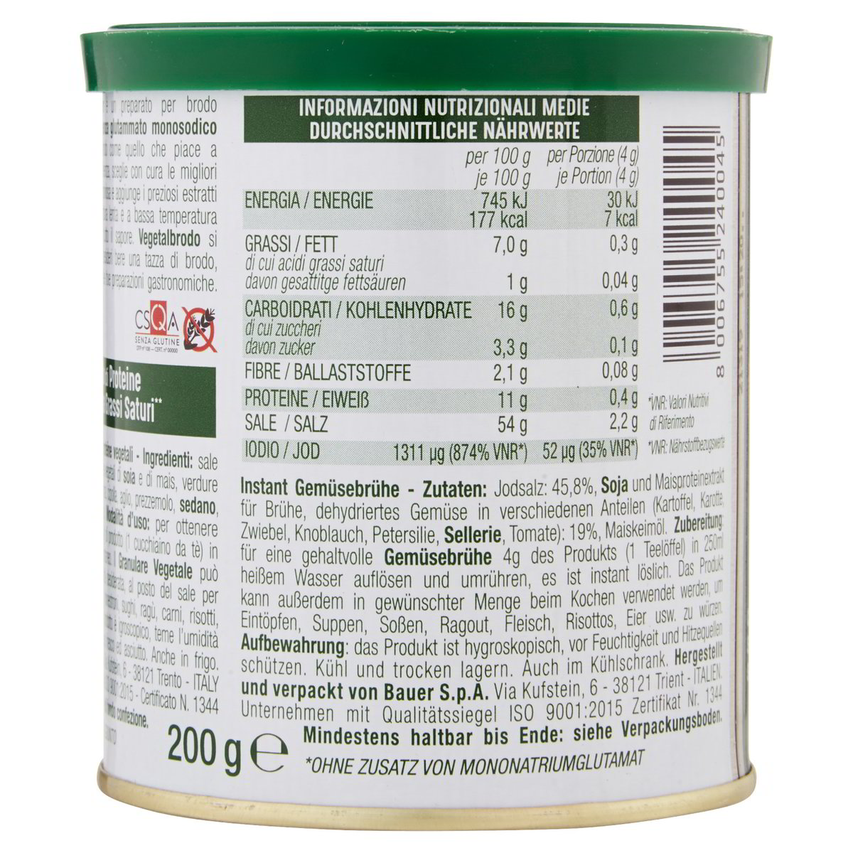 Brodo Granulare Vegetalbrodo