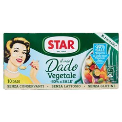 Dado vegetale -30% di sale