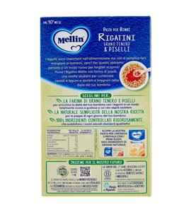 Pasta Per Bimbi Rigatini Grano Tenero & Piselli