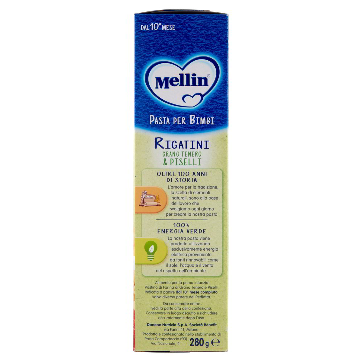 Pasta Per Bimbi Rigatini Grano Tenero & Piselli
