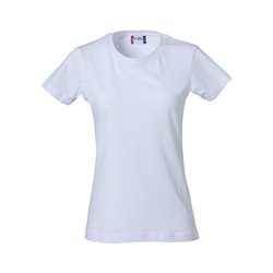 T-shirt Basic-T blanc pour femme