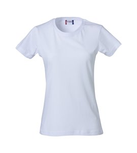 Damen Basic-T-Shirt in Weiß