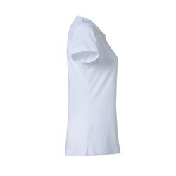 Damen Basic-T-Shirt in Weiß
