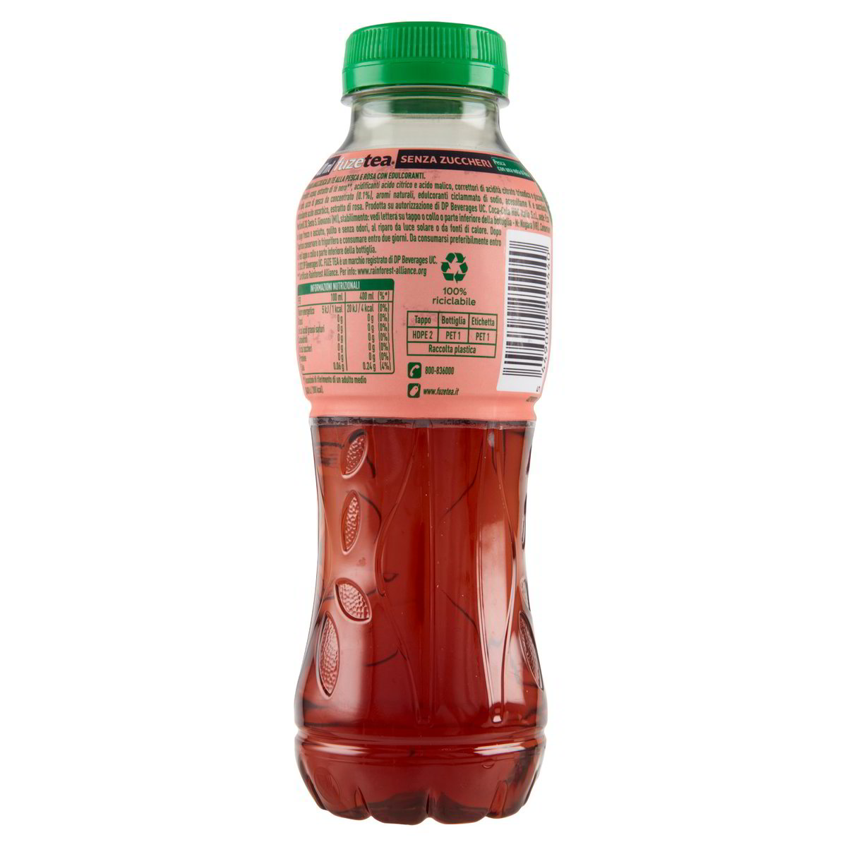 Fuzetea Senza Zuccheri Pesca Con Rosa