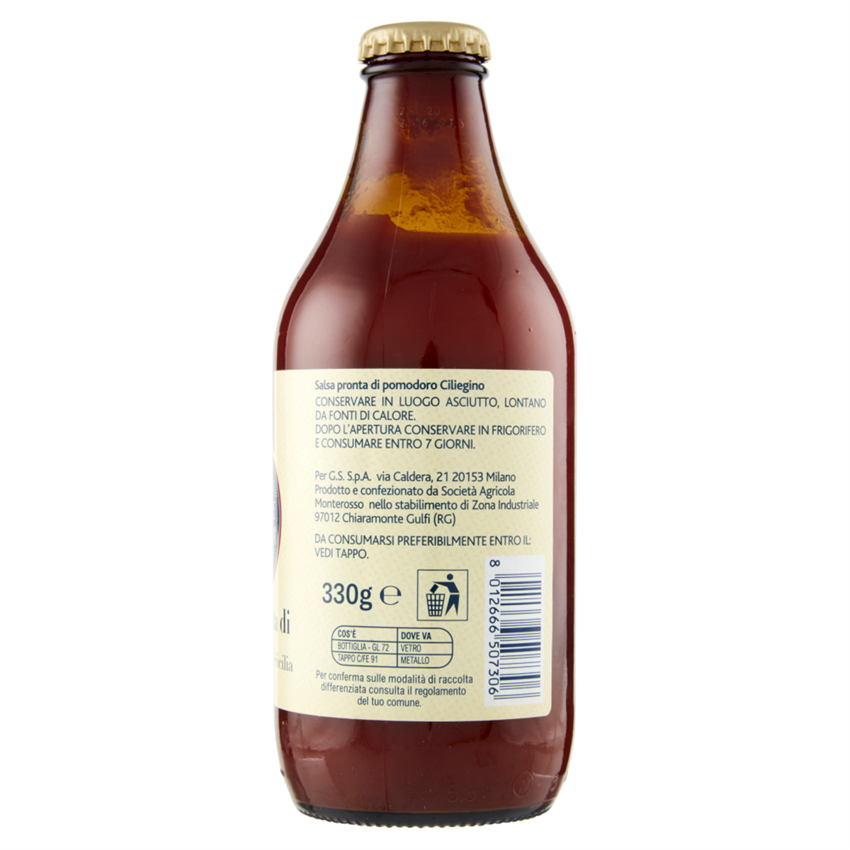 Salsa pronta di Ciliegino di Sicilia