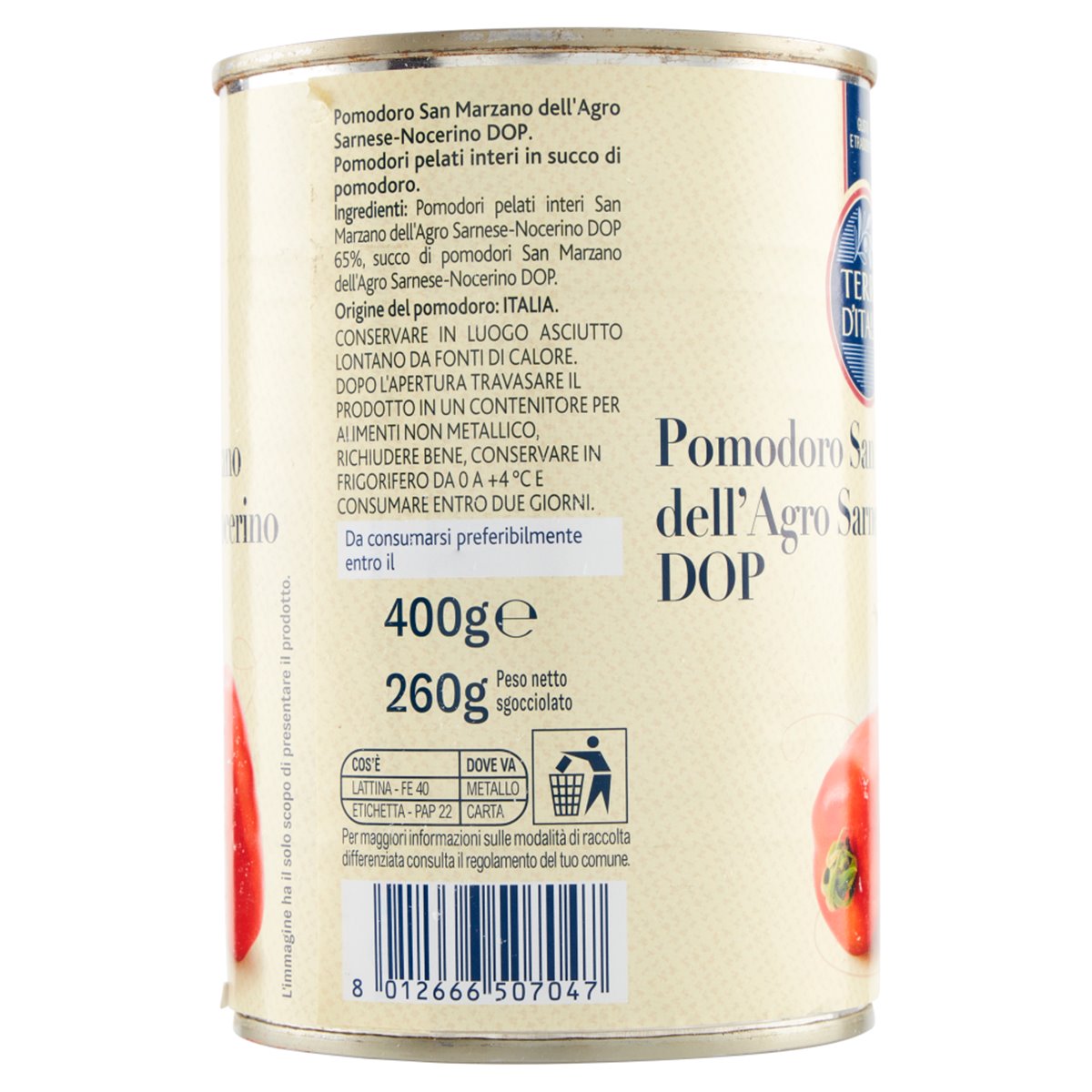 Pomodoro San Marzano dell'Agro Sarnese Nocerino DOP