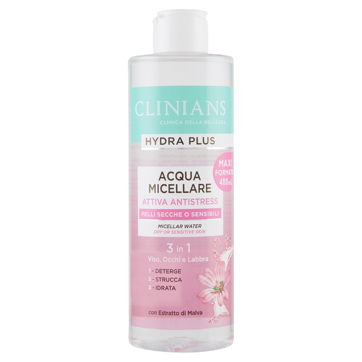 Clinians Acqua micellare Attiva Antistress 3in1