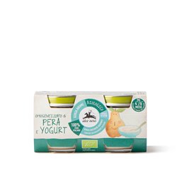 pera e yogurt biologico