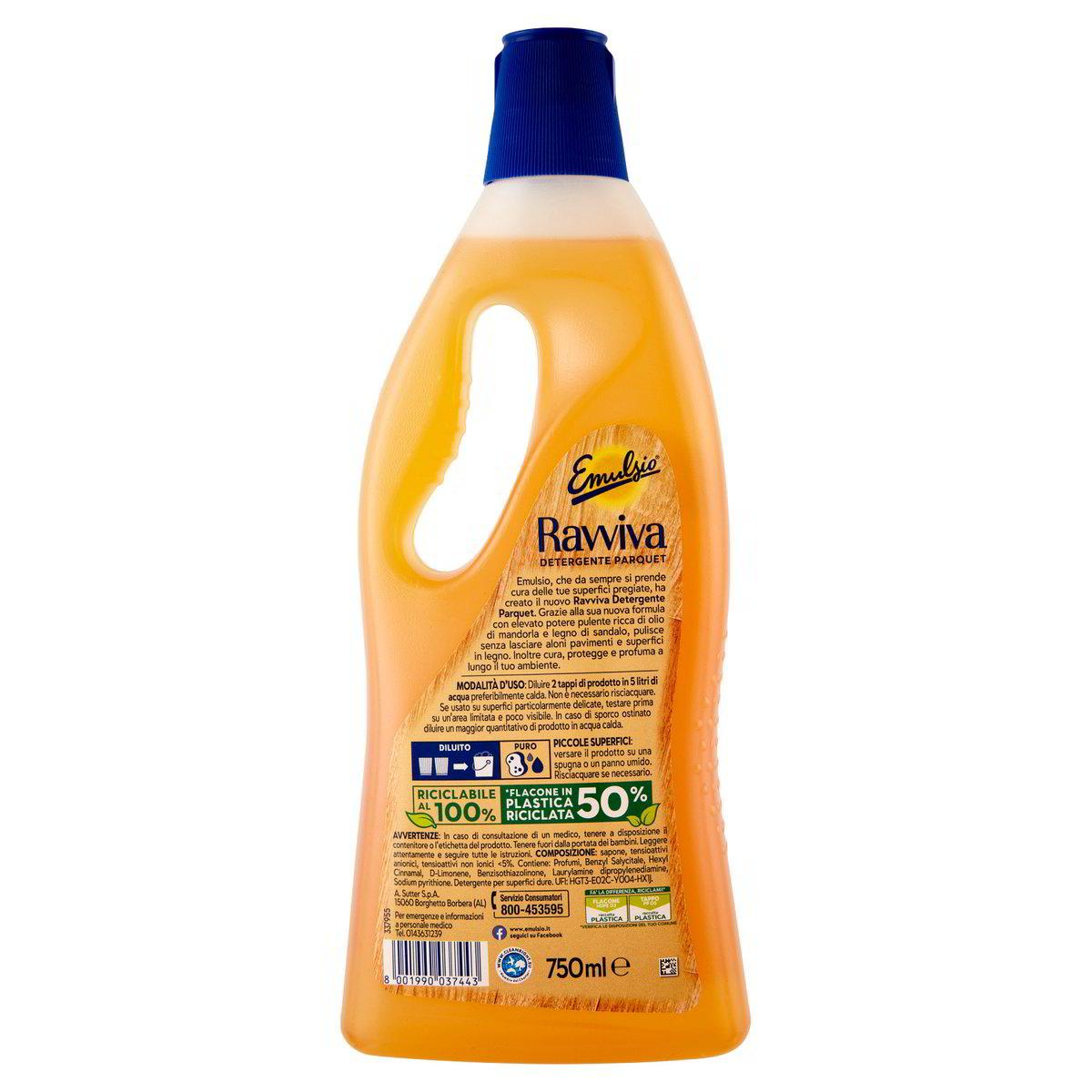 Emulsio Detergente Ravviva Parquet e Legno