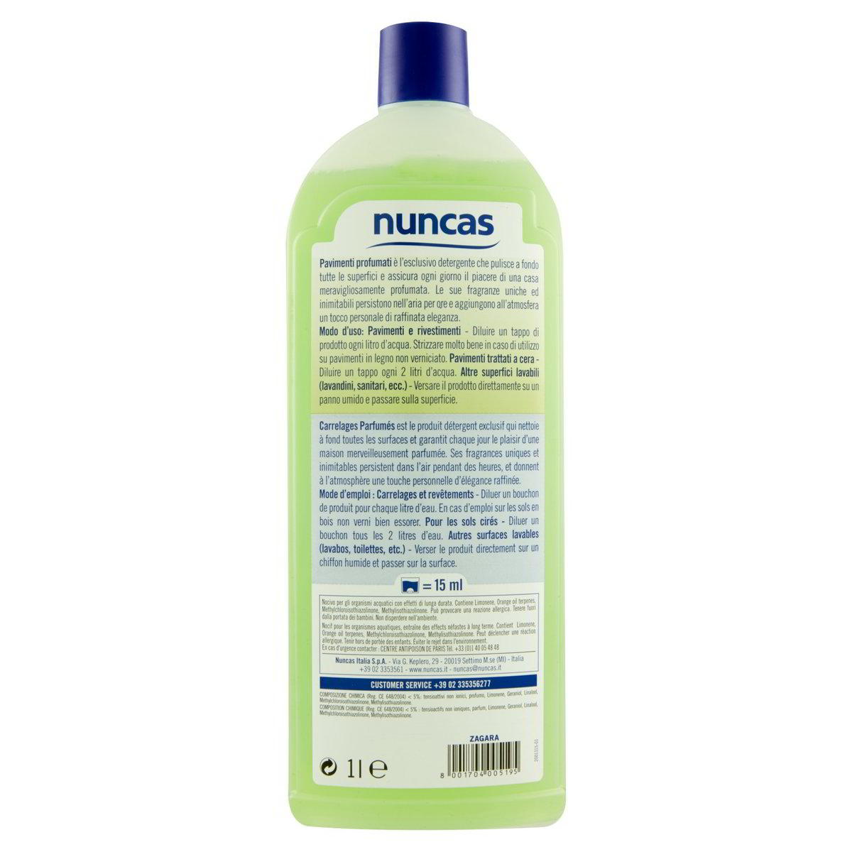 Nuncas Detergente neutro Pavimenti Profumati