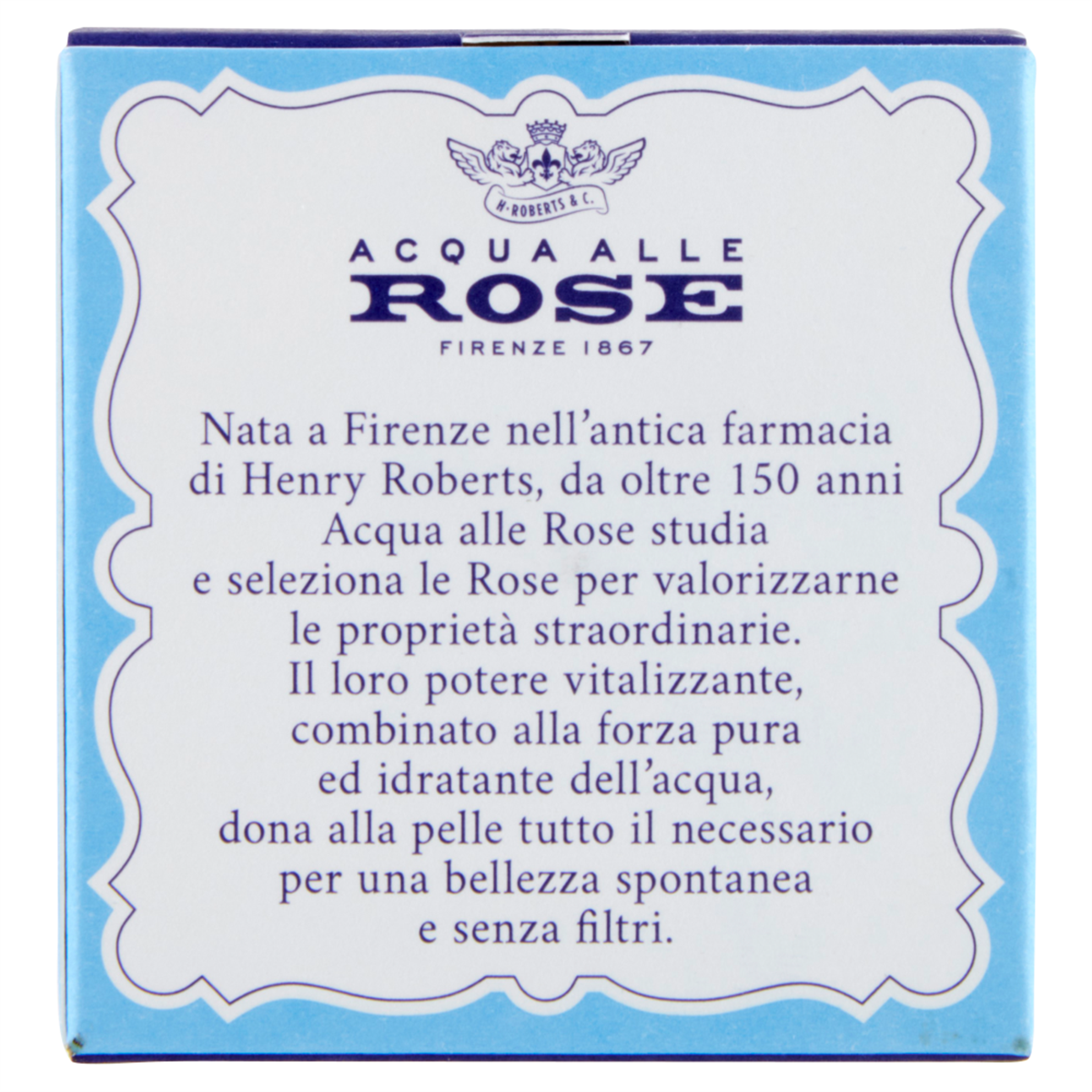 Crema viso Idratante Acqua alle Rose