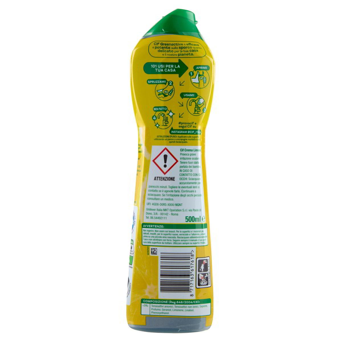 Cif Detergente Crema Limone