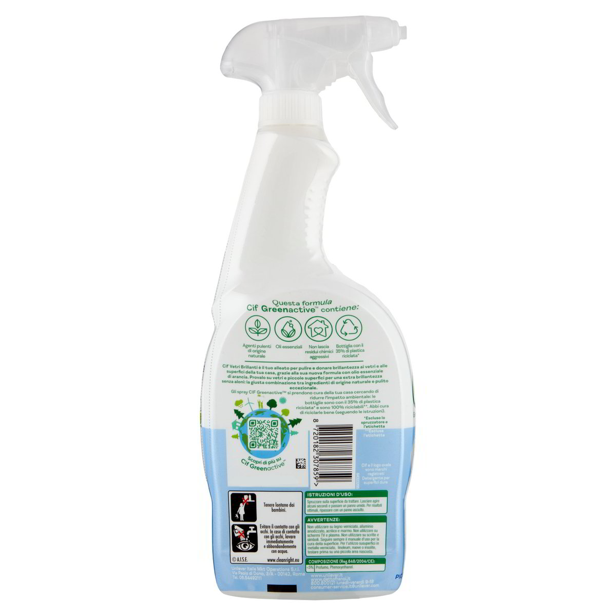 Vetri Brillanti Olio Essenziale di Arancia