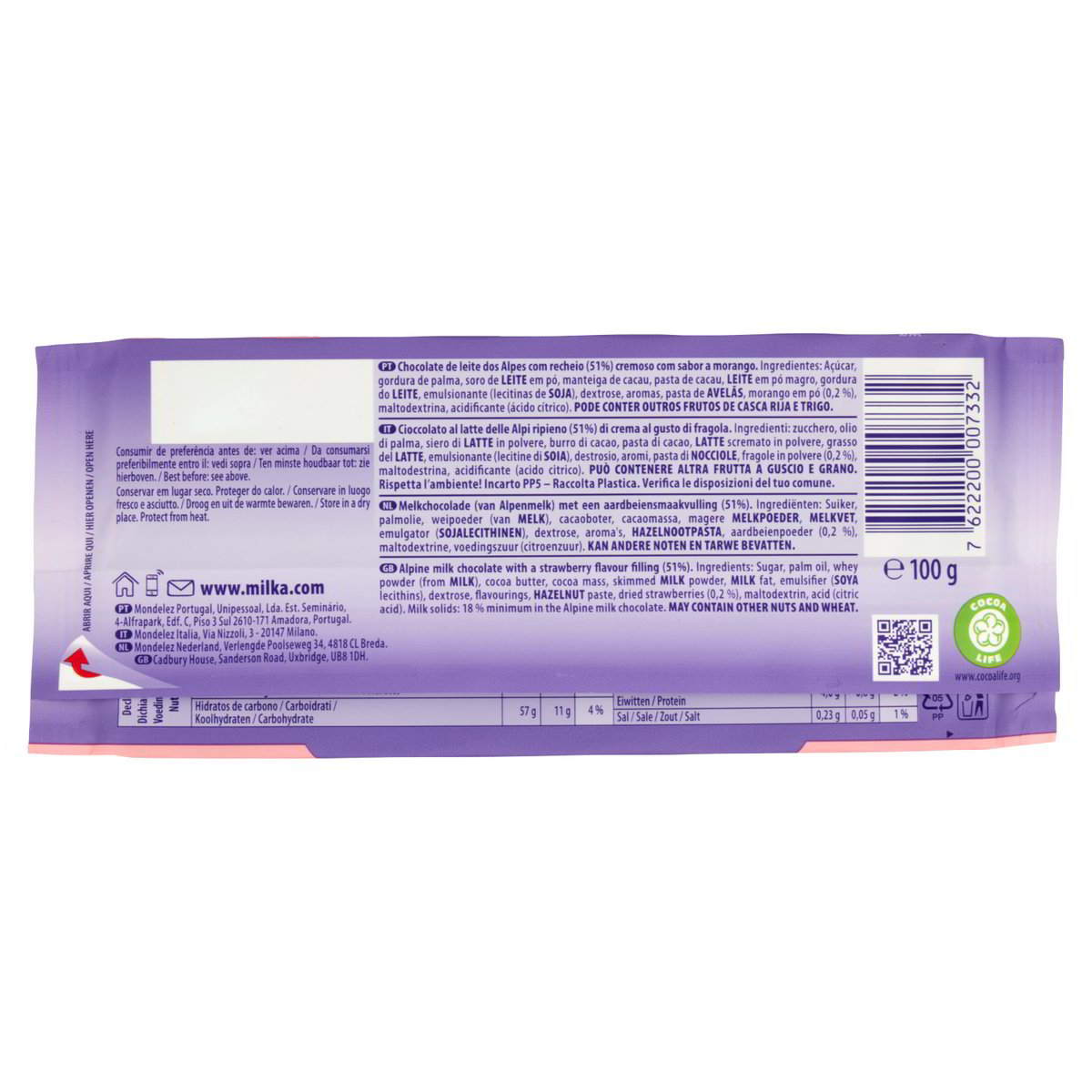 Cioccolato Gusto Fragola