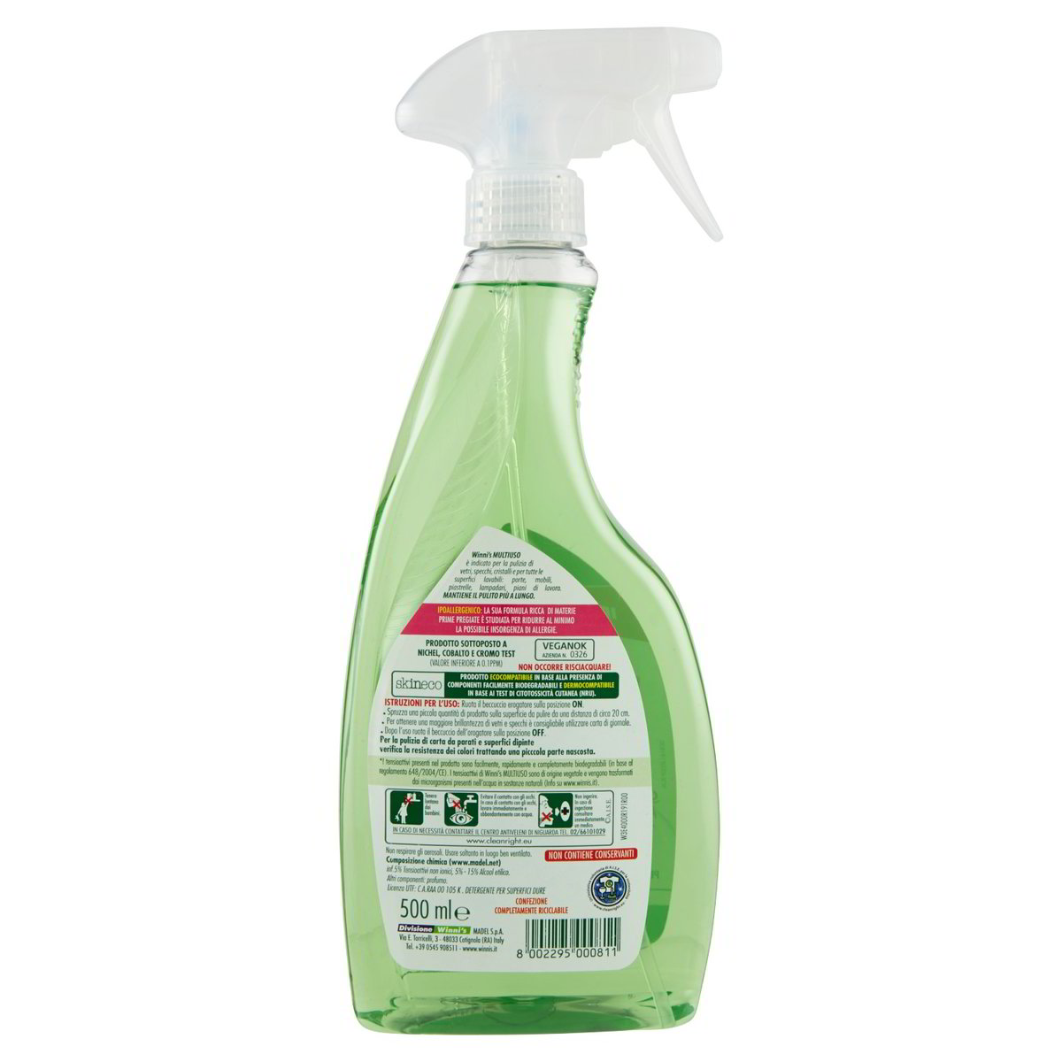 Detergente spray multiuso ecologico