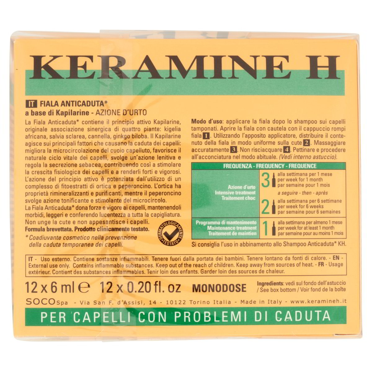 Keramine-H Lozione anticaduta per capelli