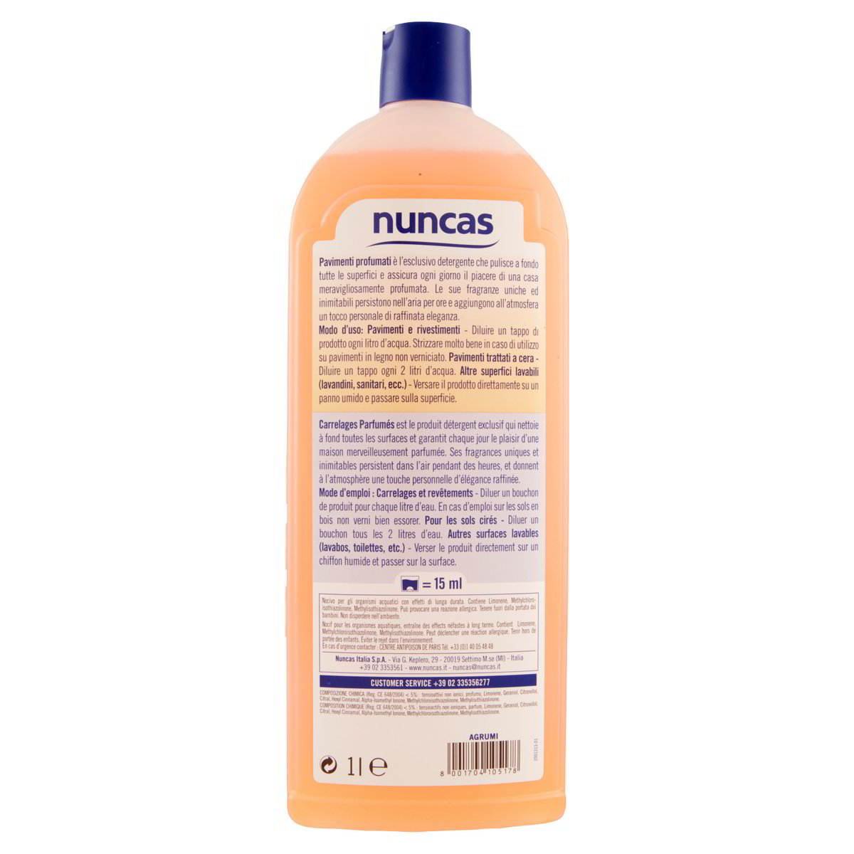 Nuncas Detergente neutro Pavimenti Profumati