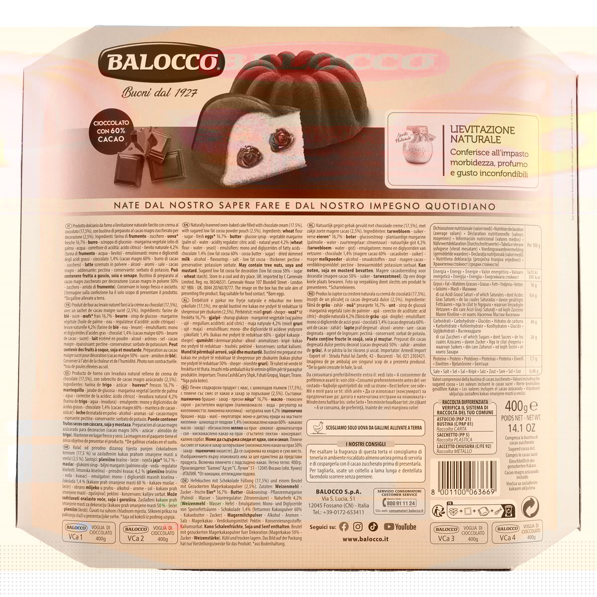 Torte In Festa Crema Al Cioccolato