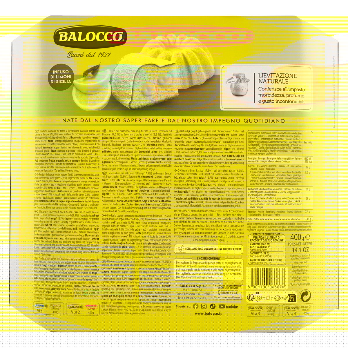 Torte In Festa Crema Limone