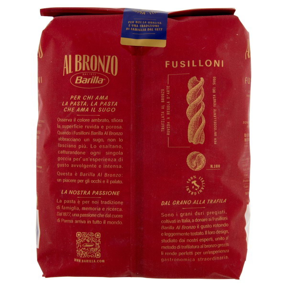 Pasta Al Bronzo Fusilloni