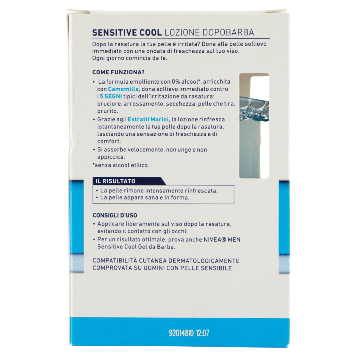 Nivea Men Cool Lozione Dopobarba Sensitive
