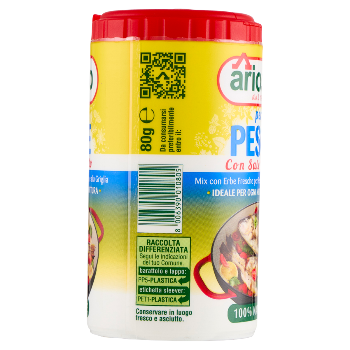 Insaporitore per Pesce Arrosto e ai Ferri con Sale Iodato