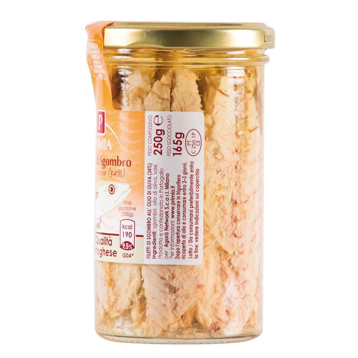 Filetti di sgombro all'olio d'oliva