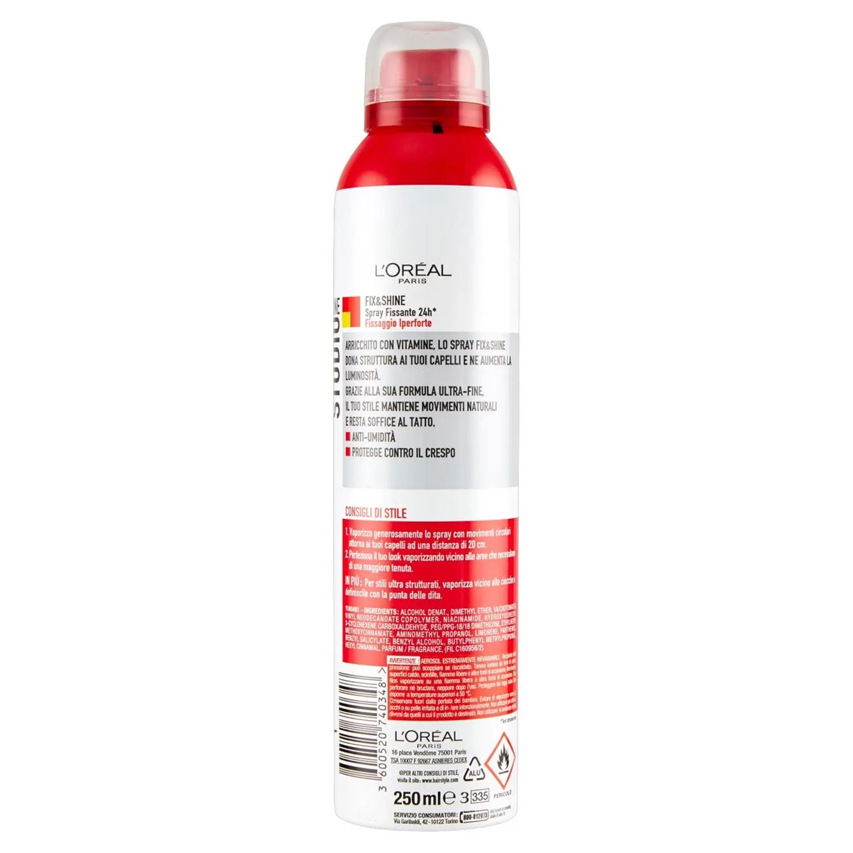 Studio Line L'Oréal Paris Spray Fissante 24h Fix&Shine