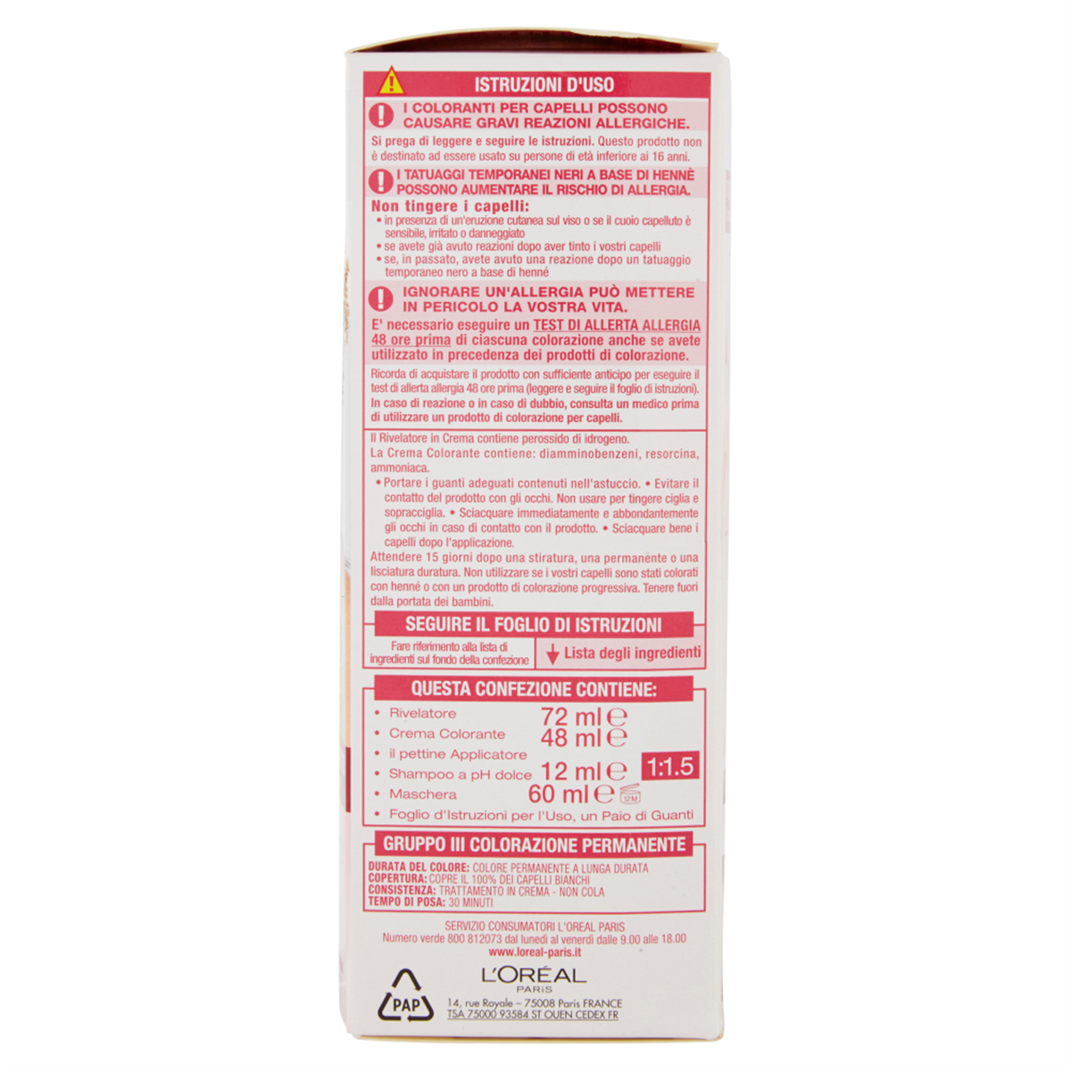 L'Oréal Paris Crema colorante per capelli Excellence