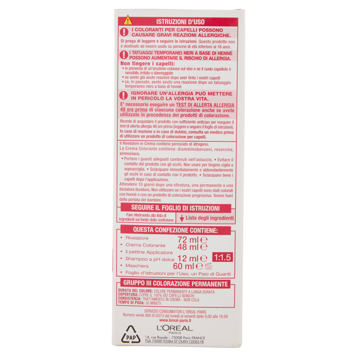 L'Oréal Paris Crema colorante per capelli Excellence