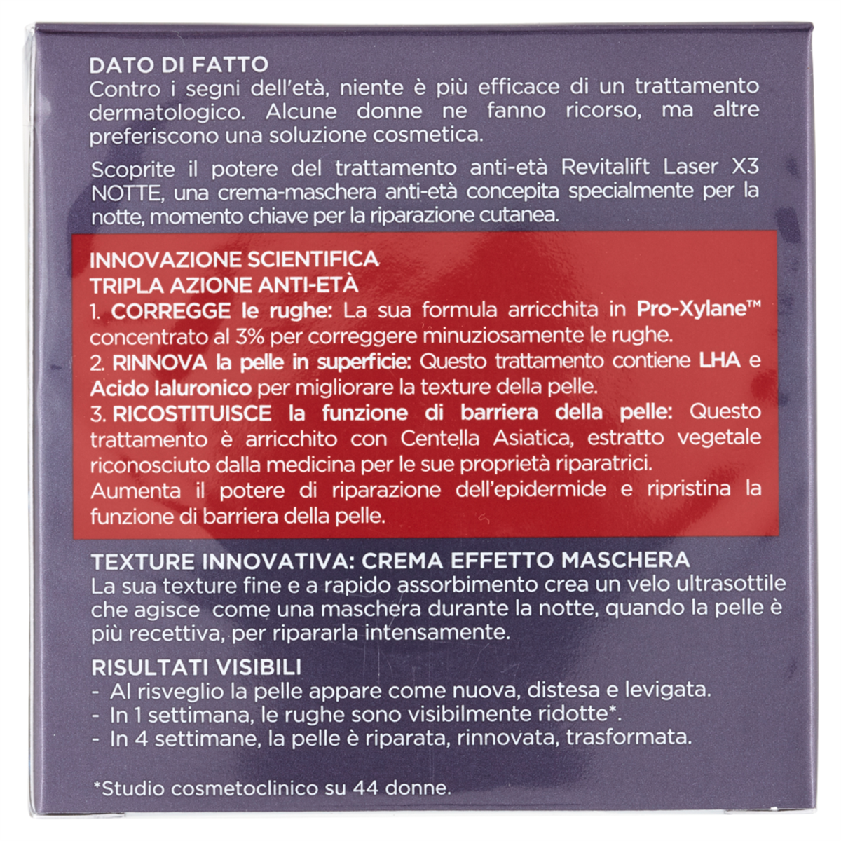 L'Oréal Paris Crema viso notte Revitalift Laser X3