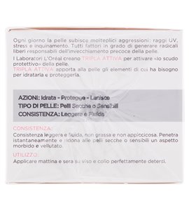 L'Oréal Paris Crema Idratante Protettiva Tripla Attiva