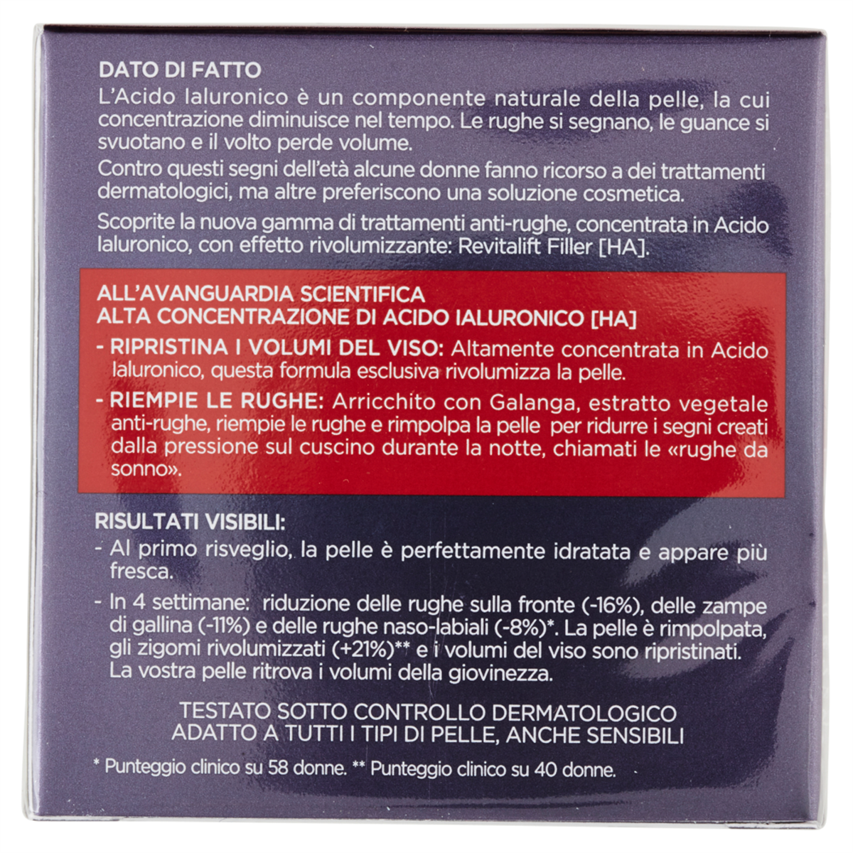 L'Oréal Paris Trattamento notte Revitalift Filler