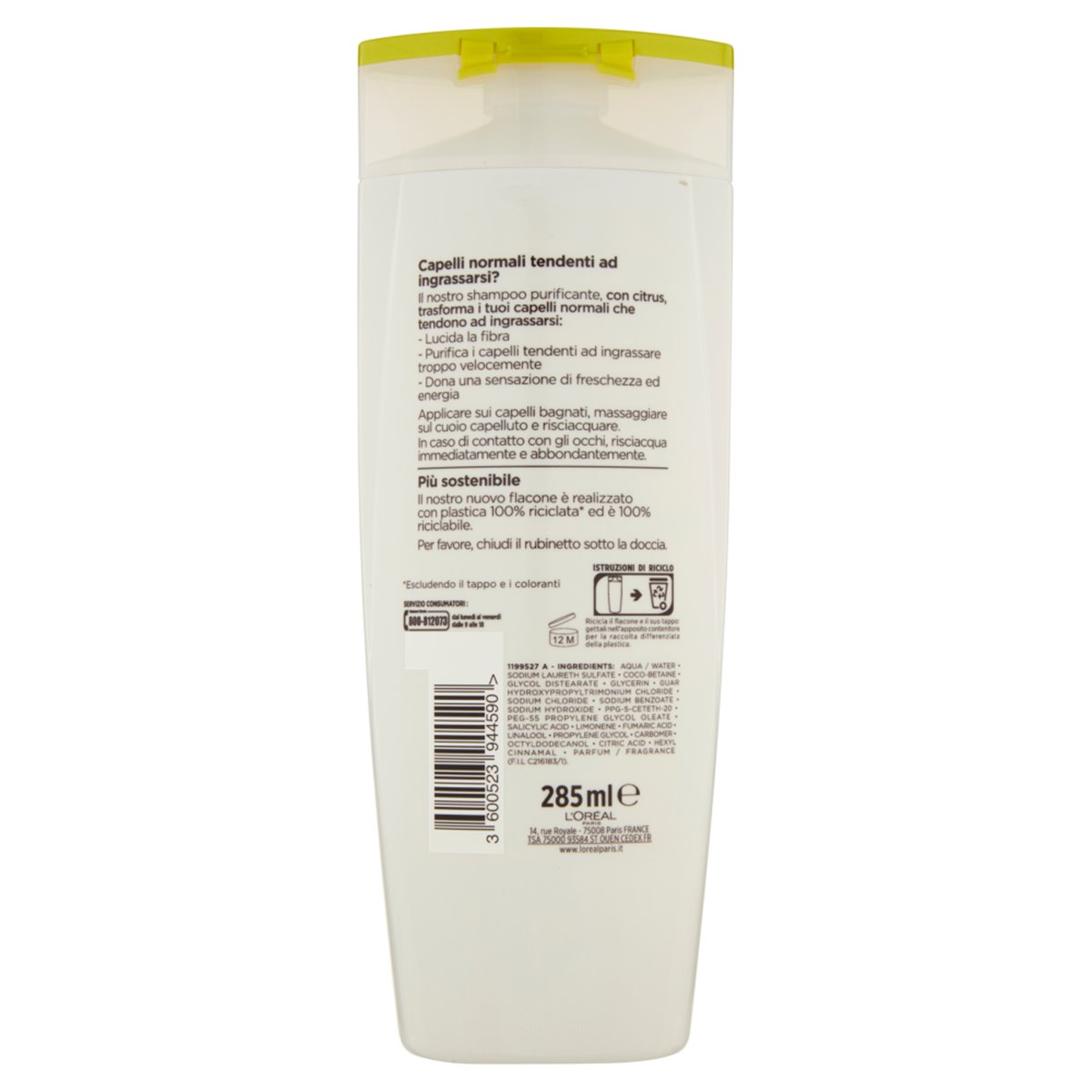 Elvive L'Oréal Paris? Shampoo delicato Energizzante Citrus.Cr