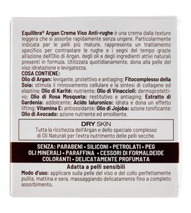 Equilibra Crema viso anti-rughe Argan