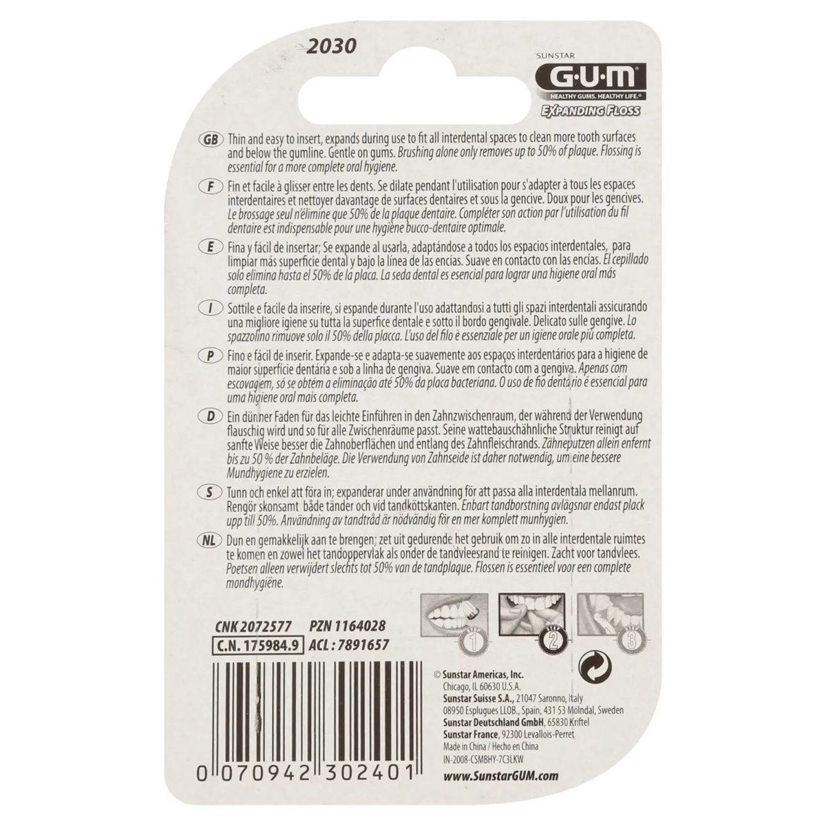 Gum Filo interdentale expanding