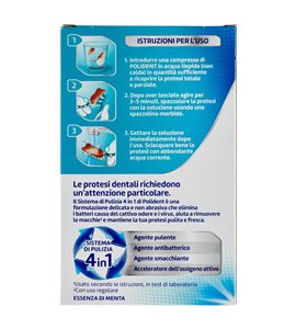 Polident Pulitore per protesi Tripla Freschezza