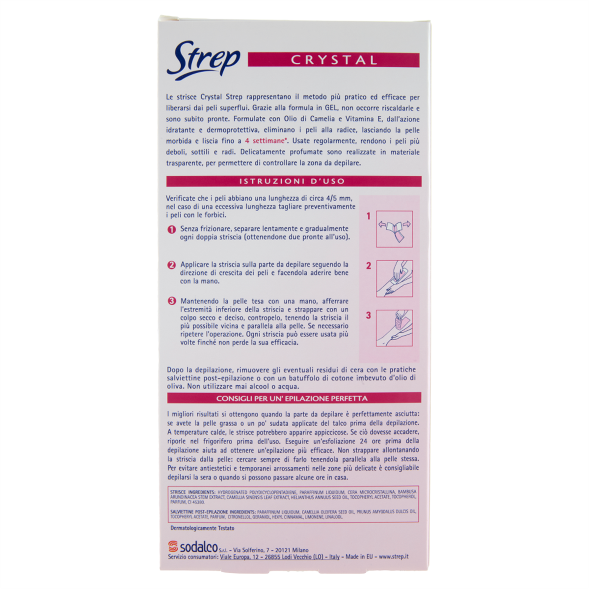 Strep Strisce depilatorie Crystal