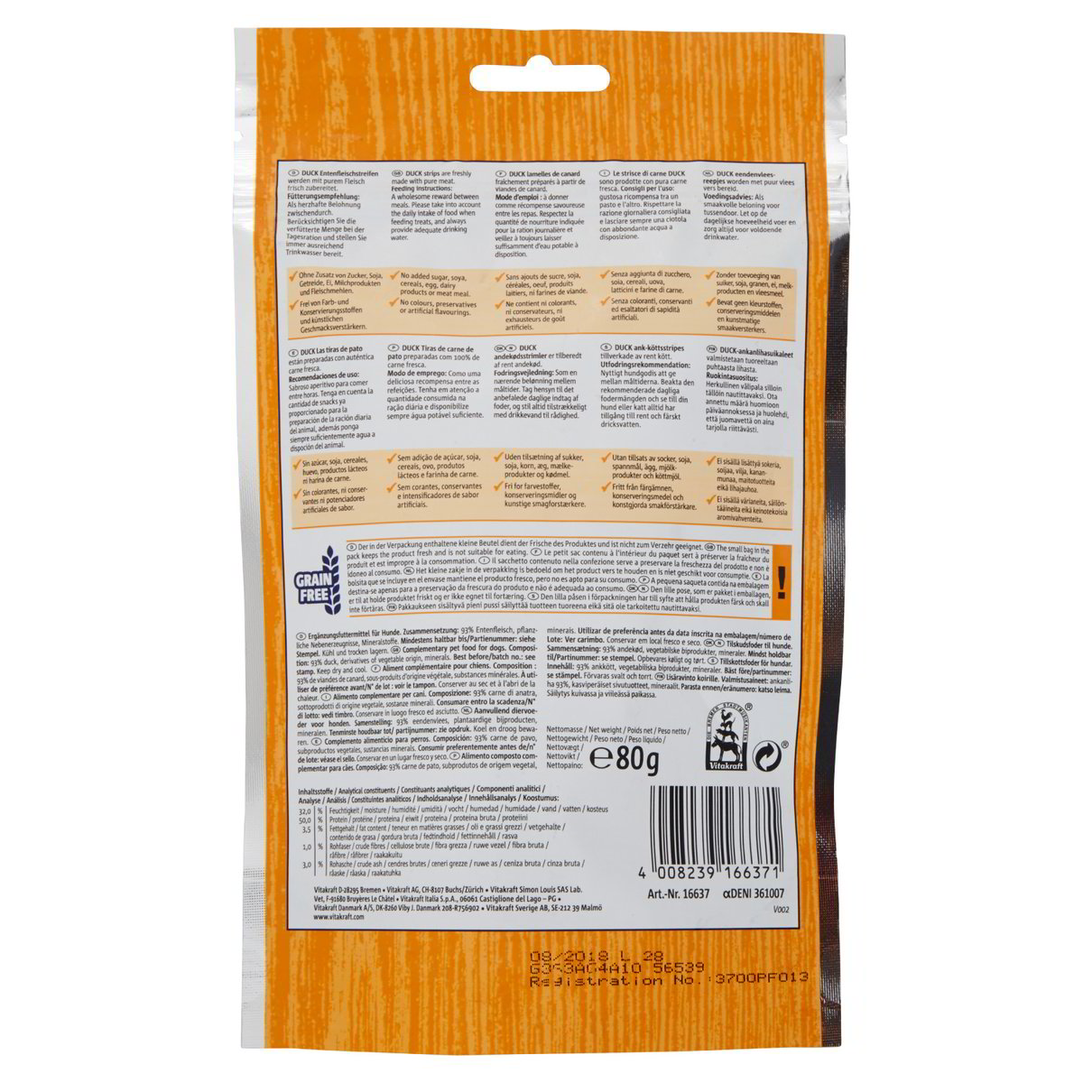 Snack Per Cani Pure Duck