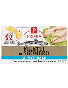 Filetti di sgombro al naturale